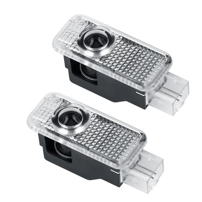 2Pcs HD Car Door Car sticker Lamp Car Door Welcome Light For Audi Sline Q3 A5 A7 A3 Q5 Q7 A4L RS Quattro S3 S4 S6 S5 S7 S8
