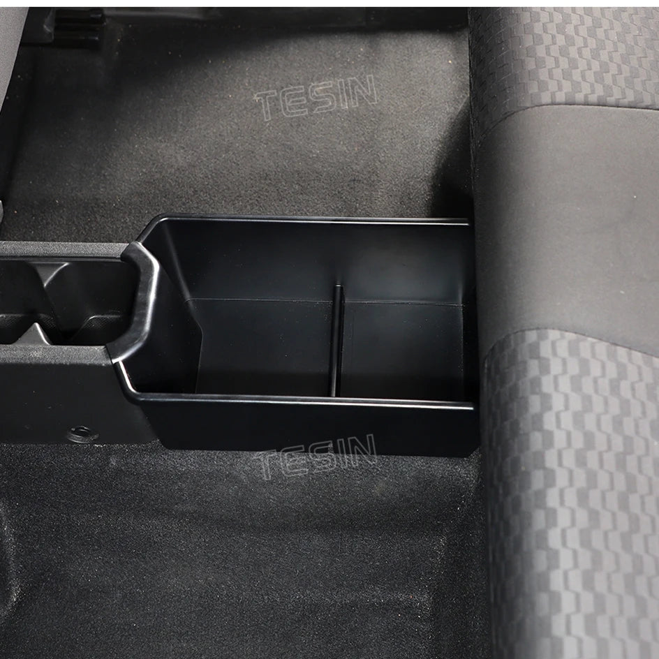 TESIN Car Rear Center Storage Box Organizer for Suzuki Jimny JB74 2/4 Door 2019 2020 2021 2022 2023 2024 Up Interior Accessories