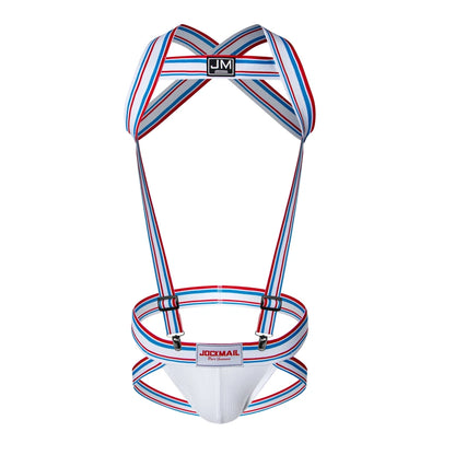 Detachable Split-type Men's Sexy Jockstrap Underwear Bodysuit Suspender Jumpsuits Man Harness Gay Underwear Mens Lingerie Sissy
