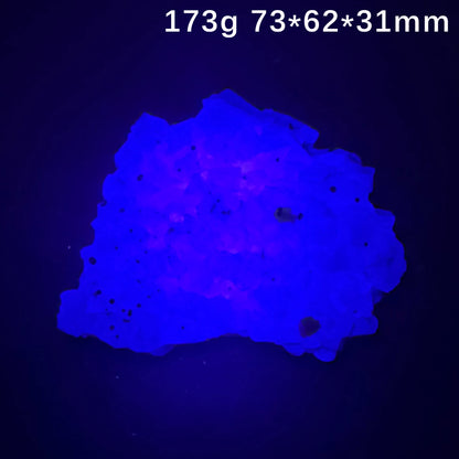 Natural Raw Daylight Fluorite Crystal Healing Stone - Educational Collection Gift Home Decorative Marker