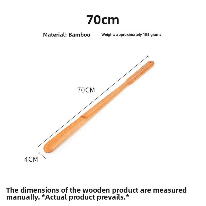 Long Wooden Shoe Horn 75cm No Bending over Scratchy Wooden Scratchy No Need to Ask for Help Home Use Shoe Care Accessories