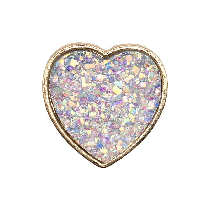 1pcs Golden Metal Shoe Charms Flowers Butterfly Shoe Decorations Four-leaf Clover Hearts Star Pins for Women Girls Favor Gifts