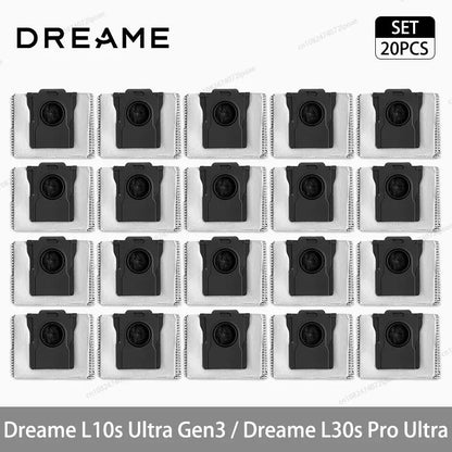 Dreame L10s Ultra Gen3 / L30s Pro Ultra Robot Vacuum Cleaner Accessories Main Side Brush Mop Cloth Hepa Filter Dust Bag Spare