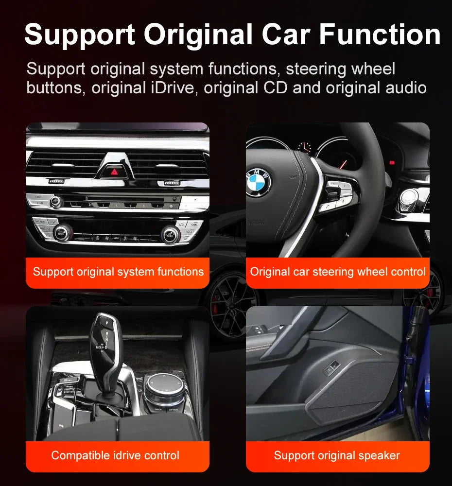 For BMW 5 Series E38 E39 and BMW X5 E53 Car Multimedia Display 7" Touch Screen  GPS Navigation Reverse View Bluetooth FM Radio