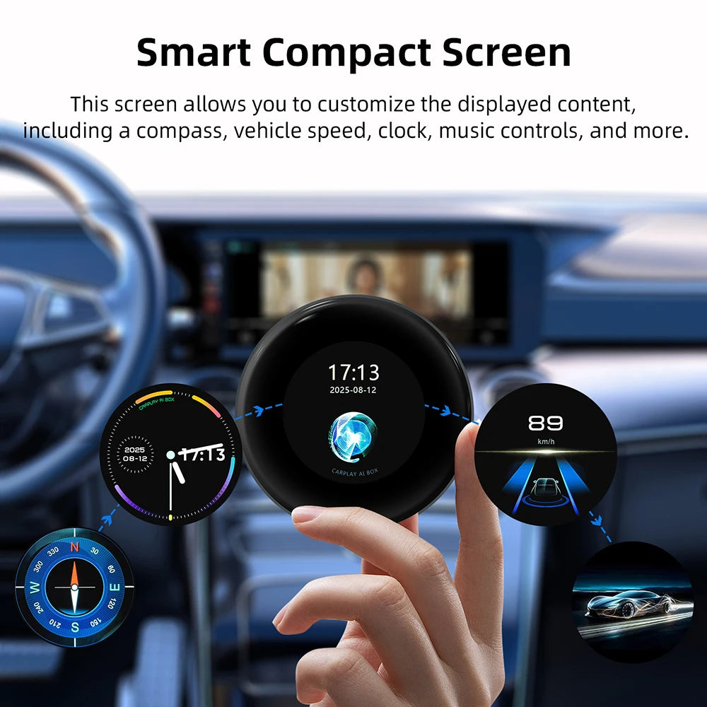 LEXXSON Ai Box 4+64GB Wireless Carplay Adapter Android 13 Netflix Youtube IPTV Video Box For Cars With Wireless or Wired Carplay