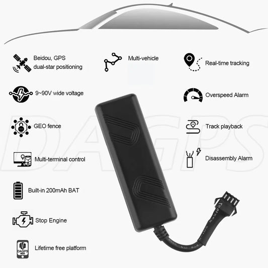 5pcs TK205 GPS Tracker ST-901 Support 9~90V Car Motorcycle Locator Start/Stop Car Engine With Real Time tracking System APP