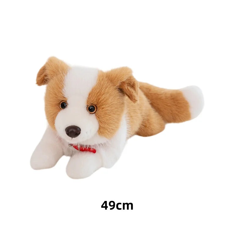 Border Collie Plush Toys Simulated Dog Stuffed Doll Exquisite Home Decor Toys Kawaii Accompany Toys Birthday Surprise Gifts