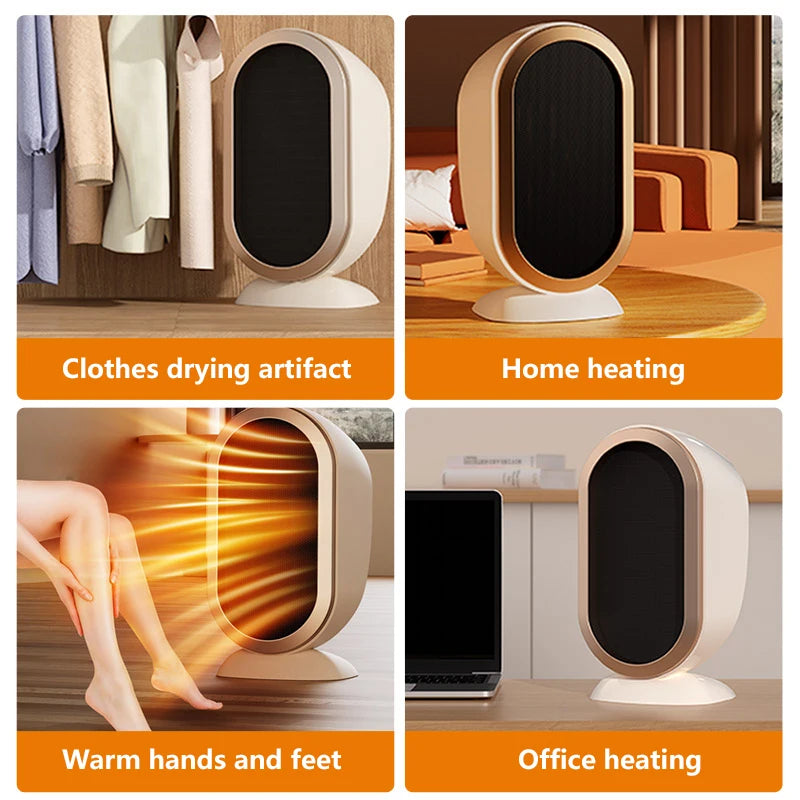 Desktop Portable Heater EU/US Mini Radiator Electric Fan Heater Small Electric Heater Household Heater For Home Bedroom Office