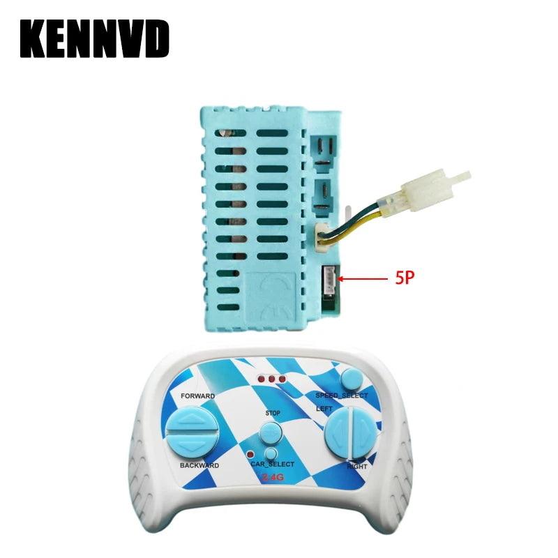 12V 40A 5Pin 7Pin DK-F650 Childrens Electric Car Control Box,Baby Ride on Car 24V High Power Bluetooth Remote Control Receiver