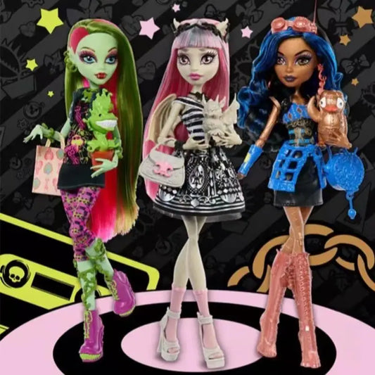 Monster High Draculaura Zombie Handmade Doll Toy Collection Doll Venus Dress up Doll  Venus McFLytrap Robecca Steam