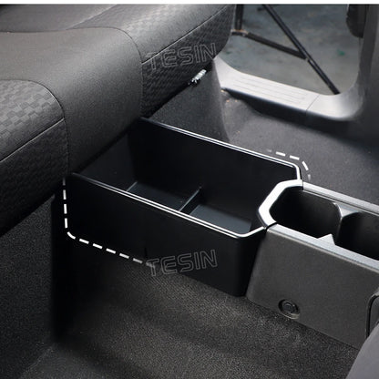 TESIN Car Rear Center Storage Box Organizer for Suzuki Jimny JB74 2/4 Door 2019 2020 2021 2022 2023 2024 Up Interior Accessories