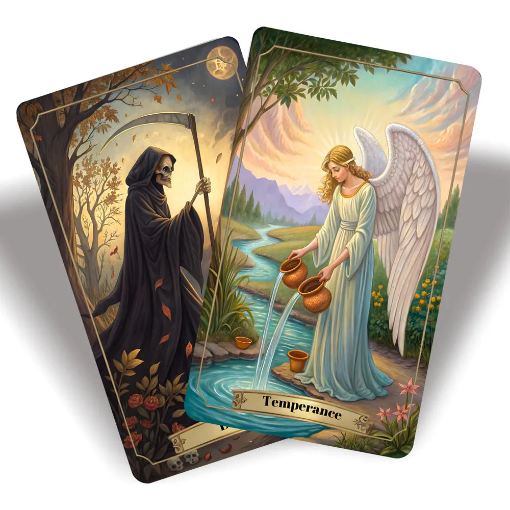 Renaissance Painting Theme Tarot Cards Set, 78 Cards, for History Lovers, Art Enthusiasts, Spiritual Explorers