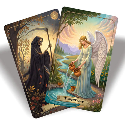 Renaissance Painting Theme Tarot Cards Set, 78 Cards, for History Lovers, Art Enthusiasts, Spiritual Explorers