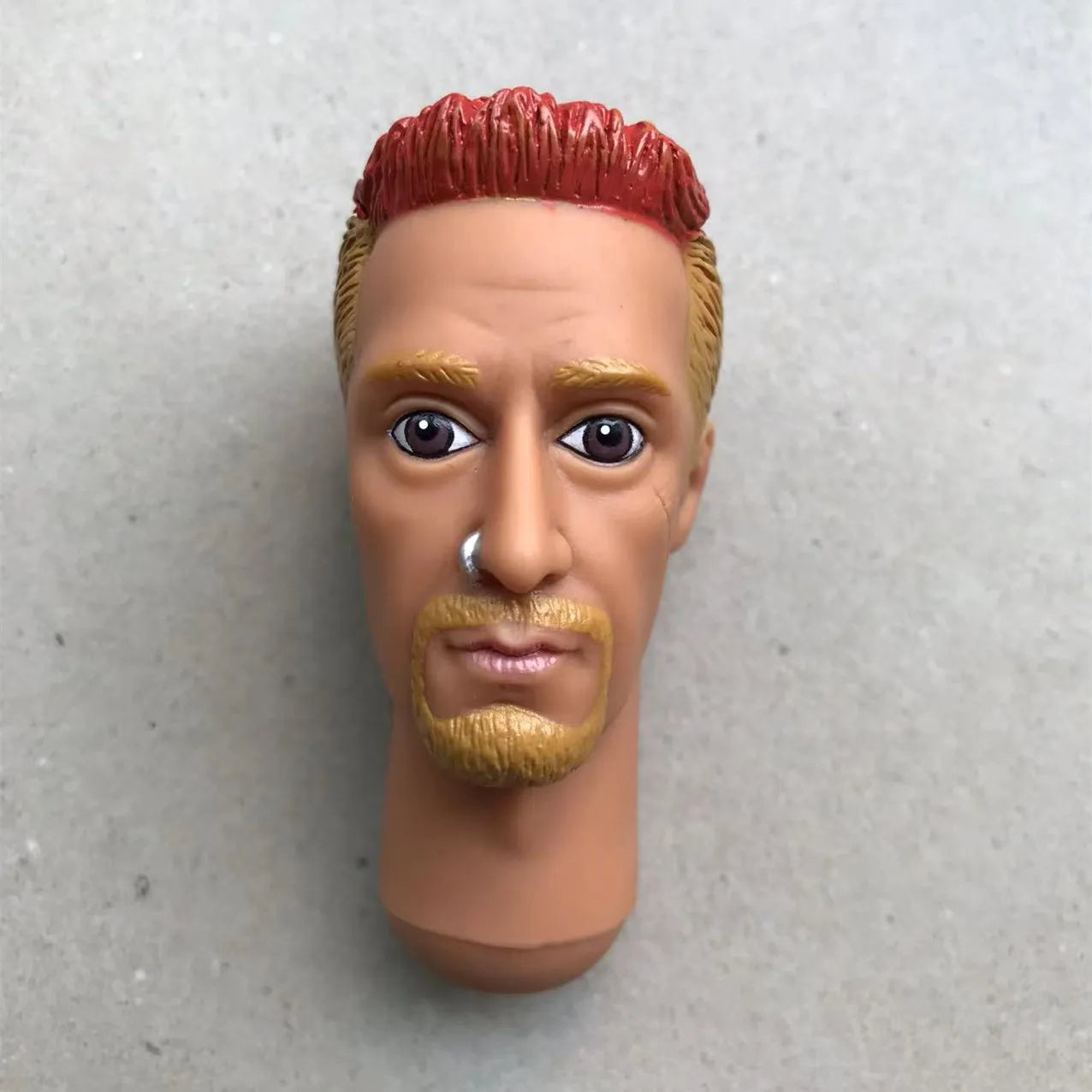Male Doll Heads Quality Makeup Doll Figure Collection Doll Parts Famous Men Stars Rare Face Doll Heads DIY Toy Accessories