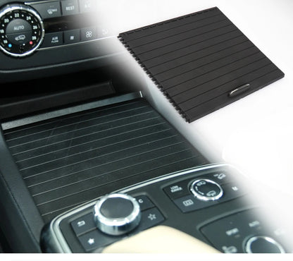 New  Car Center Console Shutters Cup Holder Slide Roller Blind Cover For Mercedes Benz Ml/Gl/Gle/Gls Class W166 W292 2012-2018