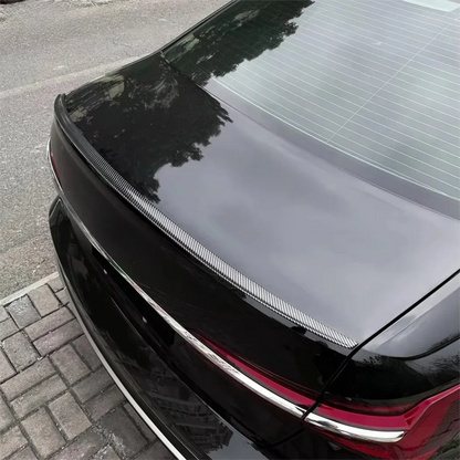 For Audi A6 S6 C8 2018 2019 2020 2021 2022 2023 2024 2025 Car Rear Trunk Wing Spoiler Tail Fin Decoration Auto Parts Tuning