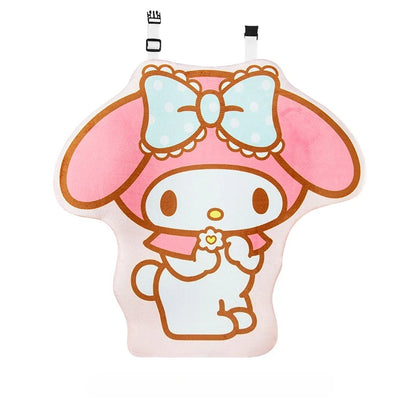 My Melody Car Seat Cushion Sweat Absorbing Plush Women's Cute Cartoon Pillow Comfortable Soft Cushion for Vehicle Seat