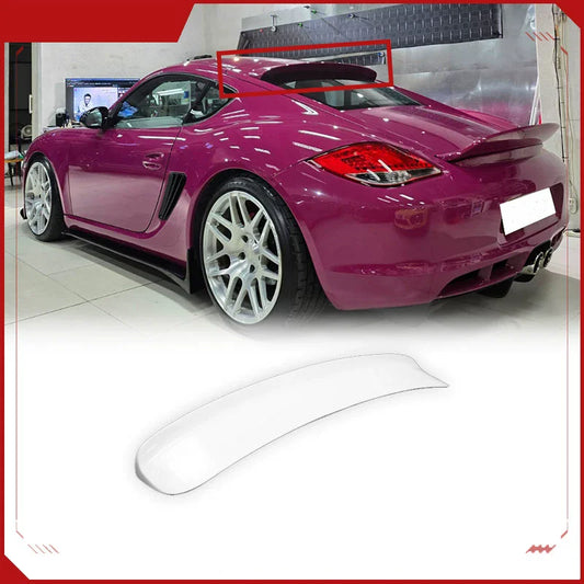 Resin rear window Top Wing for Porsche Caymans 987 modified Tail wing rear spoiler body kit Car Accessories