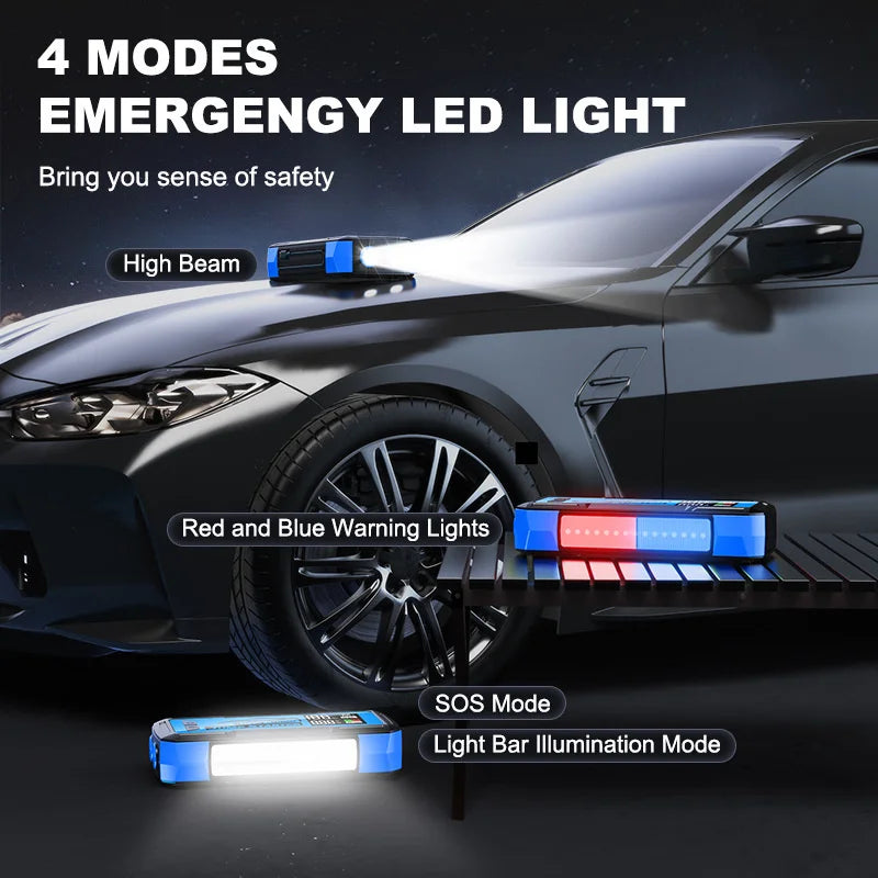 Car Emergency Battery Starter Jump Portable Power Bank Multi Function 8000A Ultra-Large Capacity 12V Auxiliary Starting Device