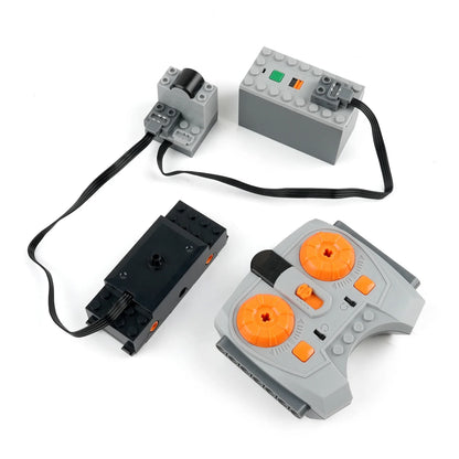 MOC Train Track Motor 88002 Technical Blocks Parts Power Functions Speed Motor Puzzle DIY Toys Modified Bricks Model Accessories