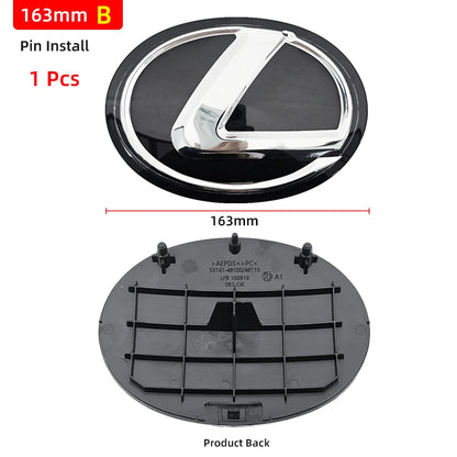 3D Front Grille Emblem Rear Trunk Badge Replacement Sticker for Lexus GS GX IS LS LX NX RX RX270 Ct200h IS250 ES 220D IS300