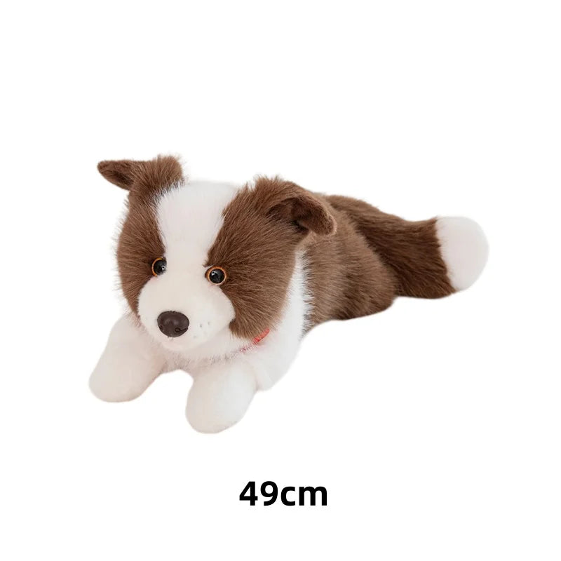 Border Collie Plush Toys Simulated Dog Stuffed Doll Exquisite Home Decor Toys Kawaii Accompany Toys Birthday Surprise Gifts