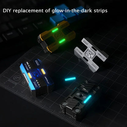 luminous Push Slider Adult EDC Gadgets Fidget Desk Toy Anti Stress Hand Spinner Autism Anxiety ADHD Stress Relief Funny Gifts