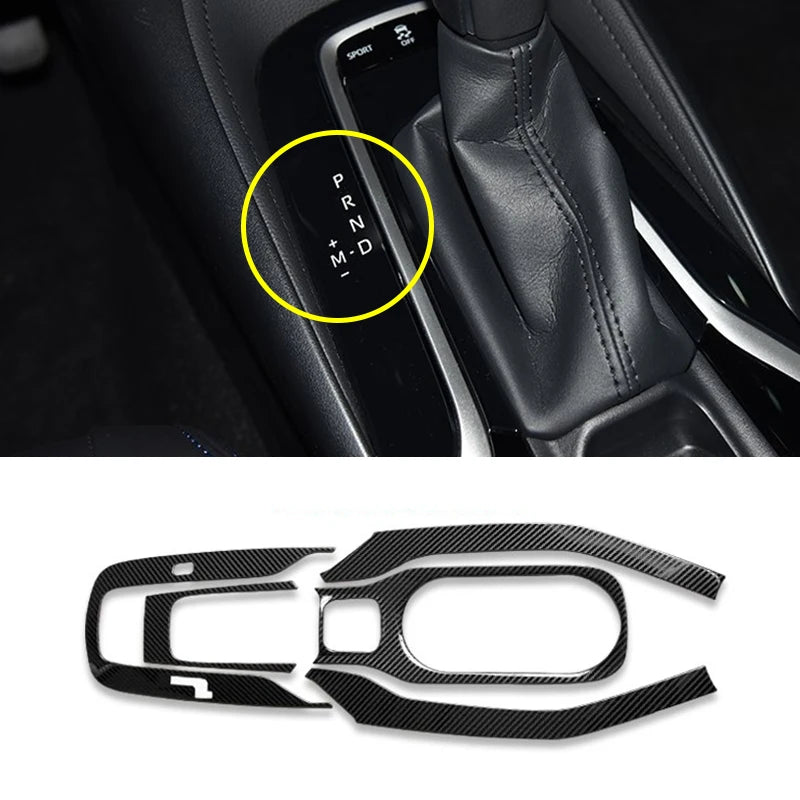 For Toyota Corolla E210 2019 2020 2021 2022 2023 2024 2025 Hybrid Stainless Car Central Console Gear Shift Panel Trim Covers