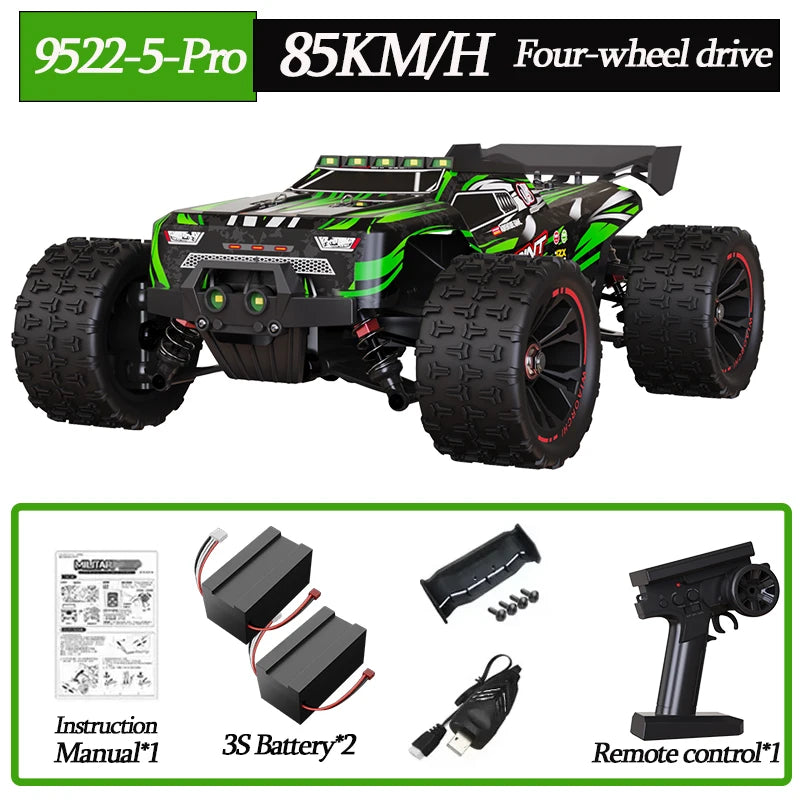 9522PRO 85KM/H High-speed RC Car Brushless Four-wheel Drive Off-road Drift 1:16 Professional Racing Car 9522 50KM/H Boy's Toy