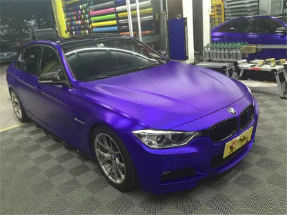 Multiple Colors Ice Metallic Matte Chrome Vinyl Car Wrap Film with Air Release Satin Car Stickers Foil