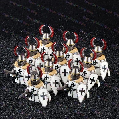 Medieval Knights Building Blocks Warrior Soldiers Crusaders Hospital Teutonic Knight Legion Figures Block Toys Accessories