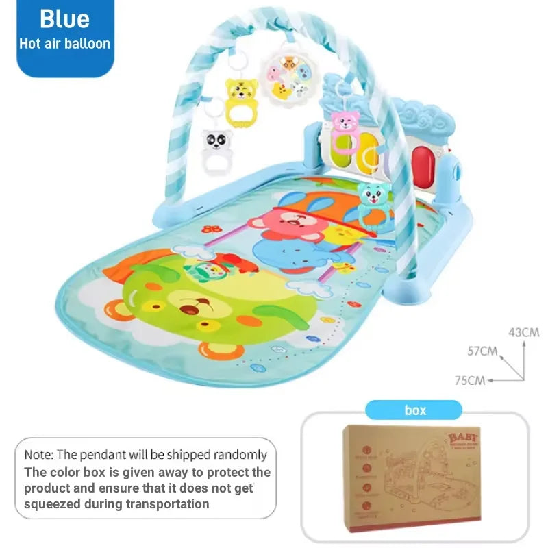 New Baby Activity Gym Rack Early Education 0-36 Months Toys Gifts Musical Newborn Piano Keyboard Crawling Blanket Pedal Play Mat
