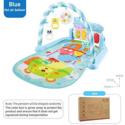 New Baby Activity Gym Rack Early Education 0-36 Months Toys Gifts Musical Newborn Piano Keyboard Crawling Blanket Pedal Play Mat