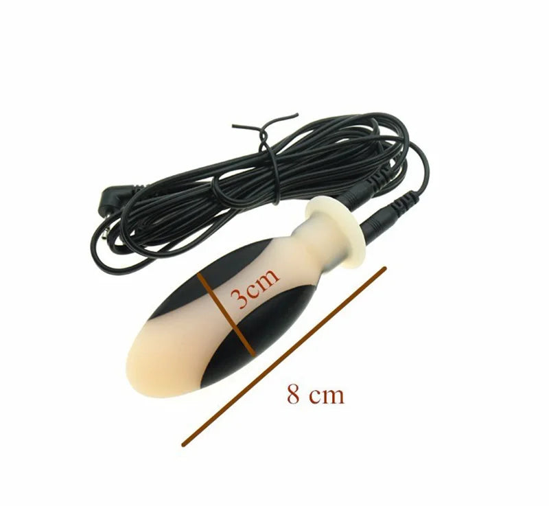 Promotion Electroshock E-stim Sex Products Electrosex Penis Ring E-stim Anal Butt Plug Electrostimulation Nipple Clamps Estim