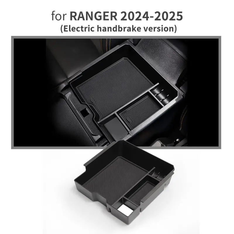 For Ford Ranger P703 T9 XL XLT Wildtrak Raptor 2023-2025 Carbon Fiber Texture Gear Shift Panel Cover Interior Trim Full Set