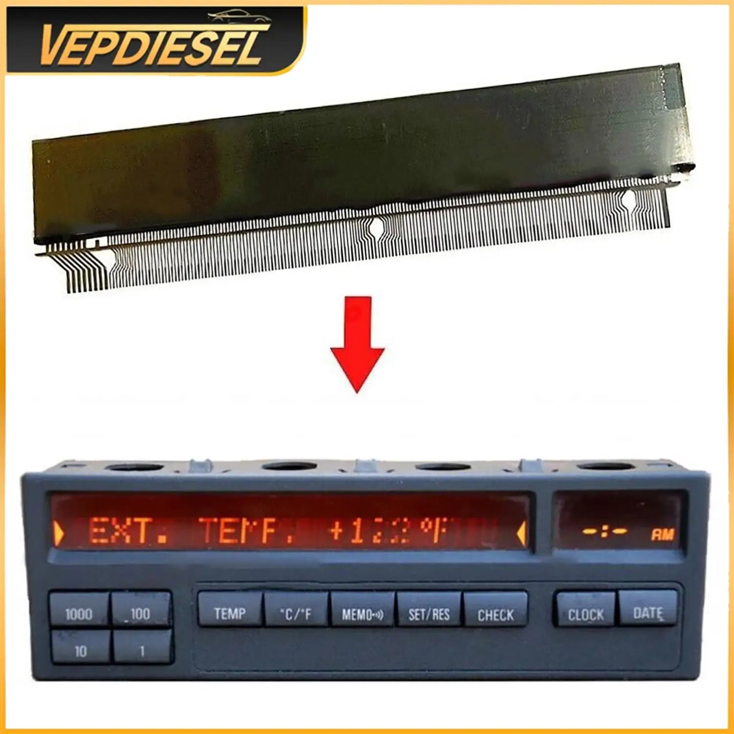OBC LCD Display 11-Button 62136913864 62136913866 FOR BMW E36 3 Series M3 E31 8 Series 62136913865 62136913867 62136913868