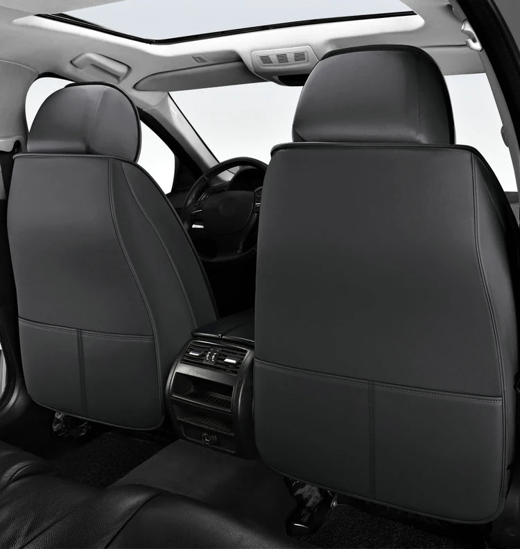 5-seat  car seat cover, new nappa leather ice silk fixed lumbar support, four-season universal, suitable for most cars