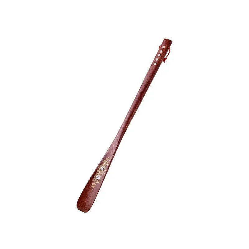 Extra Long Wooden Shoe Horn Chicken Wing Wood Real Wood Shoe Insert Shell Shoe Horn Wooden Shoe Assistant