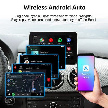 Wireless CarPlay Android Auto Decoder Box CarPlay Interface For Mercedes Benz GLE GLS CLS NTG 5.0 5.1 COMAND System 2014-2017