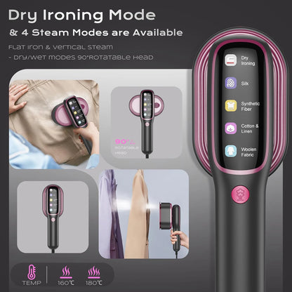 Portable Steamer Iron Steam Hanging Iron Professional Handheld 1200W Household Heating Portable Garment Steamer Clothing Surface