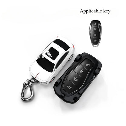 For Hongqi H5 key cover creative decorative buckle modification accessories ousado car model shell protection package key chain
