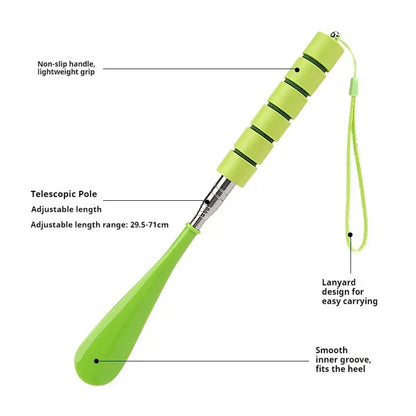 1/5/10PCS Stretchable Long Shoe Horns 29cm-71cm Shoehorn Pregnant Woman Elderly Shoe Spoon No Bending Over Wearing Shoe Spatula