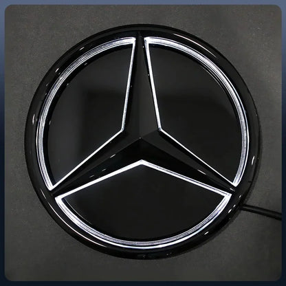 Front Grille LED Star Emblem Light Badge For Mercedes Benz GLC GLE GLS-Class 2016-2019