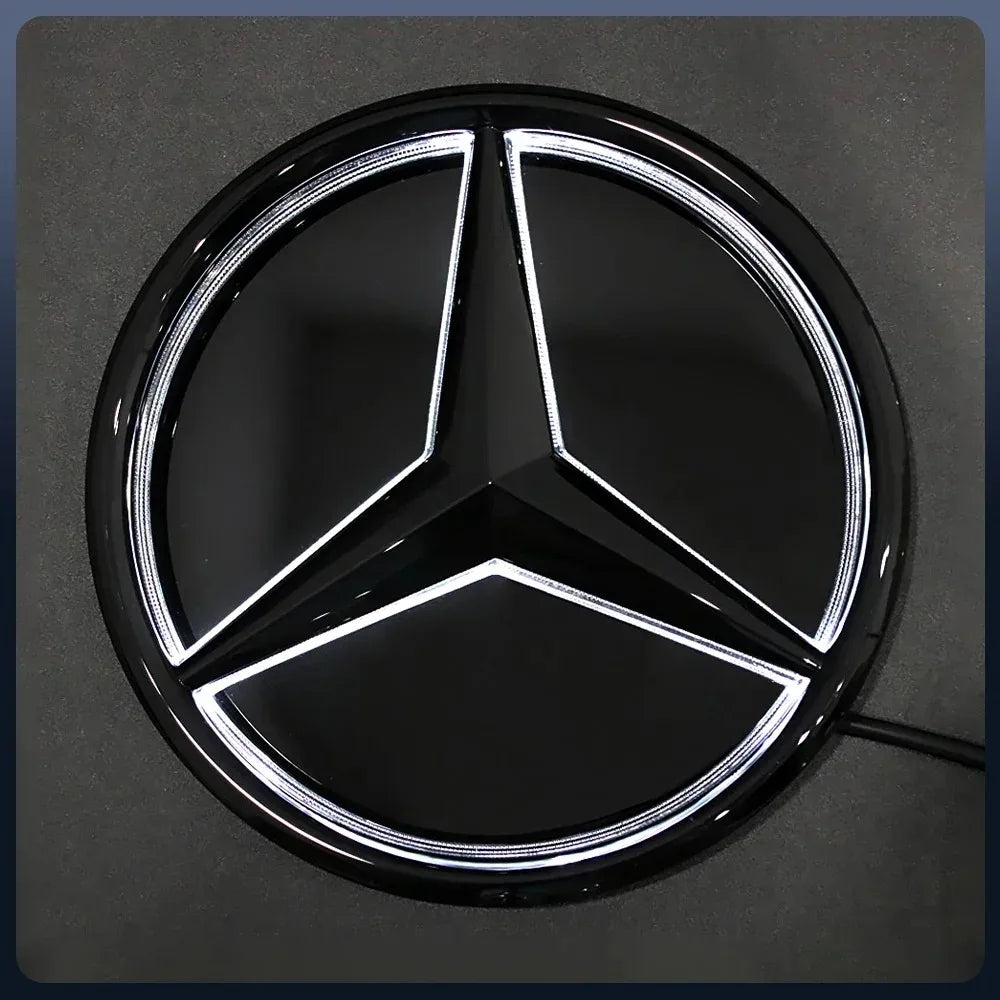 Front Grille LED Star Emblem Light Badge For Mercedes Benz GLC GLE GLS-Class 2016-2019