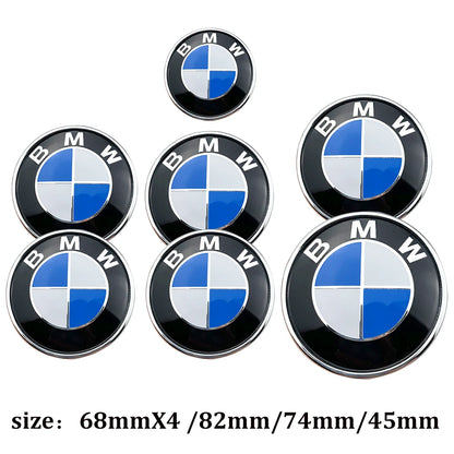 7Pcs Car Hood Front Rear Trunk Emblem For BMW original Logo E36 E46 E53 E39 E90 E60 E93 E87 E34 G20 X3 X5 F30 F20 X6 accessories