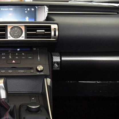 For Lexus IS250 IS350 300H 2013-2019 Carbon Fiber Gear Shift Air Outlet CD AC Window Lift Set Car Interior Accessories Sticker