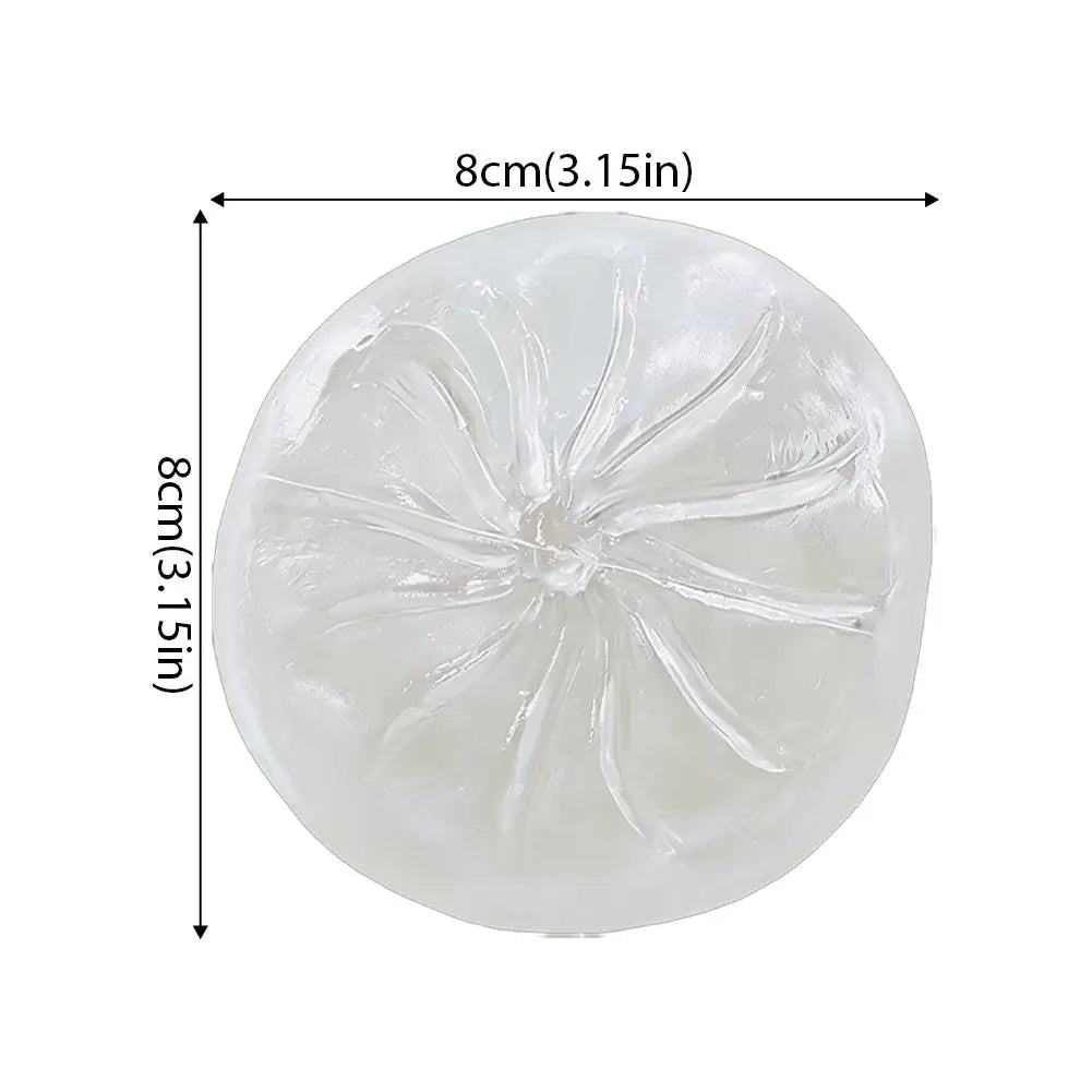 5/1PcsDIY Steamed Bun Stress Relief Toy Sensory Fidgets Toy Simulated Food Slow-rebound Decompression Toy