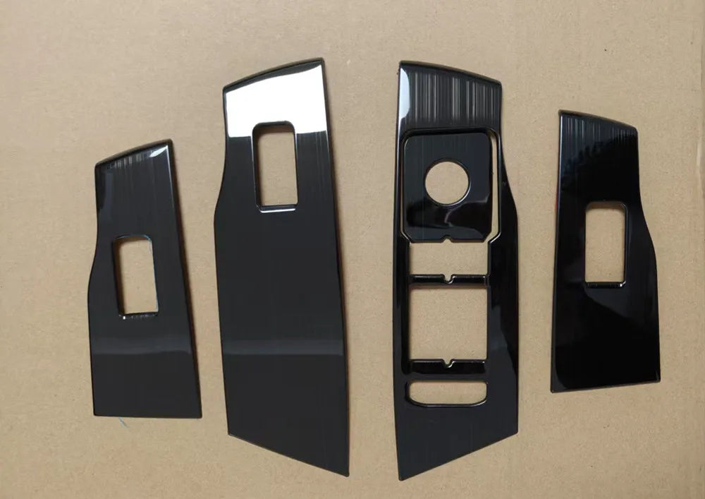 Stainless Steel Car Inner Door Window Switch Lift Panel Adjust Stickers Cover Trim For VW Volkswagen Polo 2019-2025 Accessories