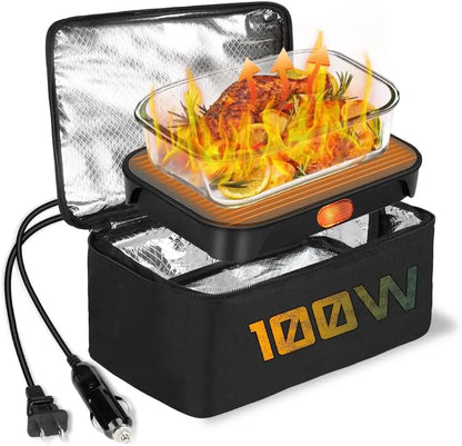 2026 New Portable Oven 100W Food Heater, Adult Electric Lunch Box Food Heater