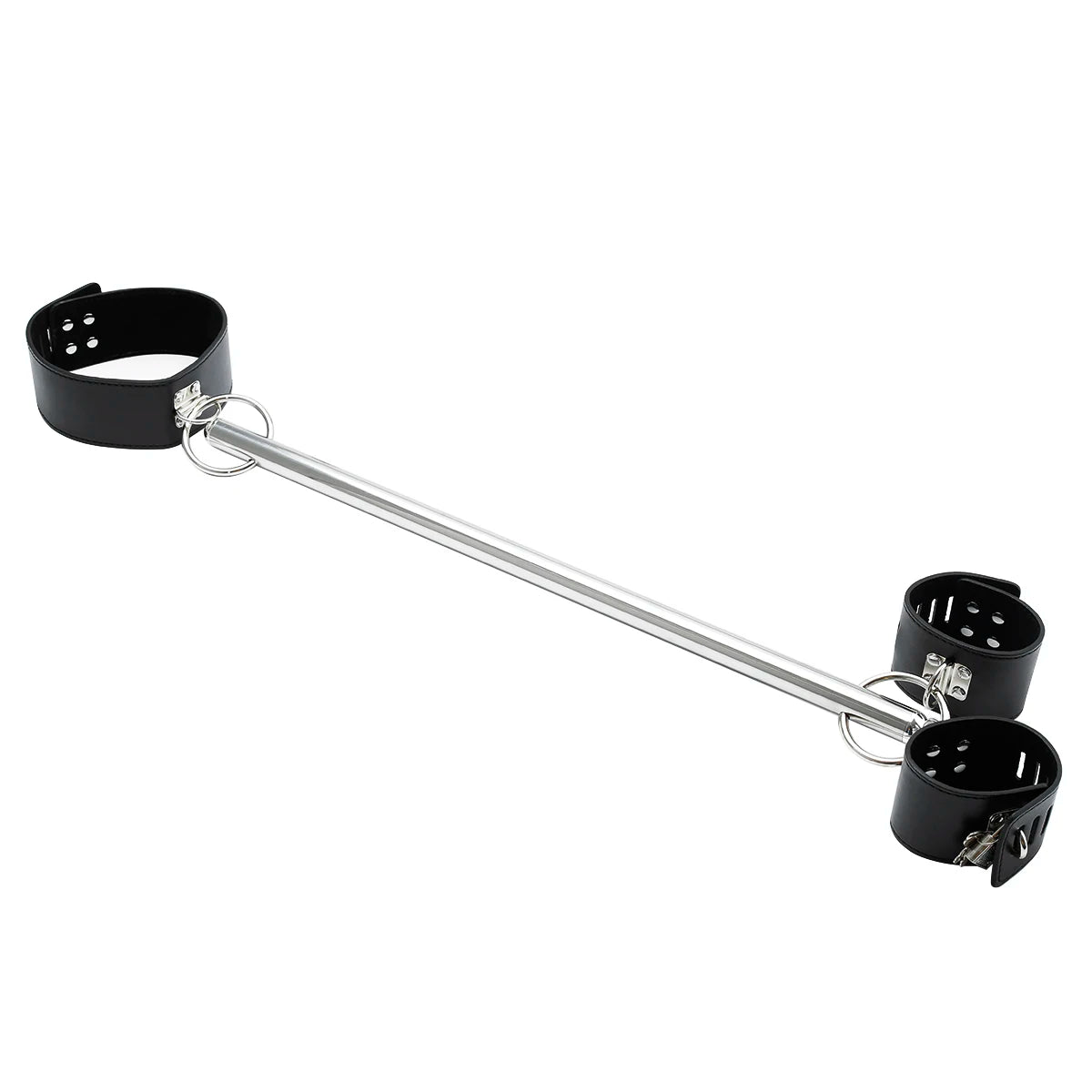 BDSM Restraint Handcuff Set Leg Cuff Neck Restrain Kit SM Fetish Stainless Steel Extend Spreader Bar Adult Couple Slave Harness